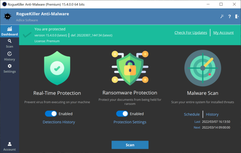 RogueKiller Anti-Malware