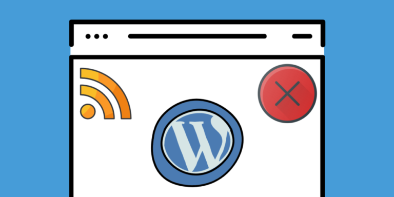 تعطيل تغذية WordPress RSS
