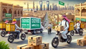 خدمات التوصيل في السعودية