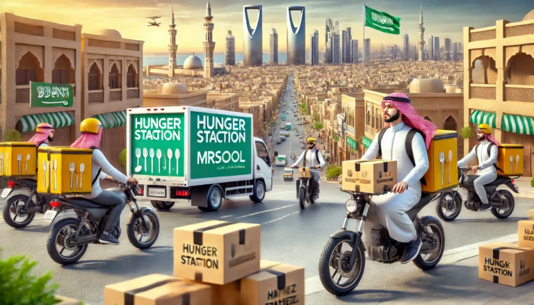 خدمات التوصيل في السعودية