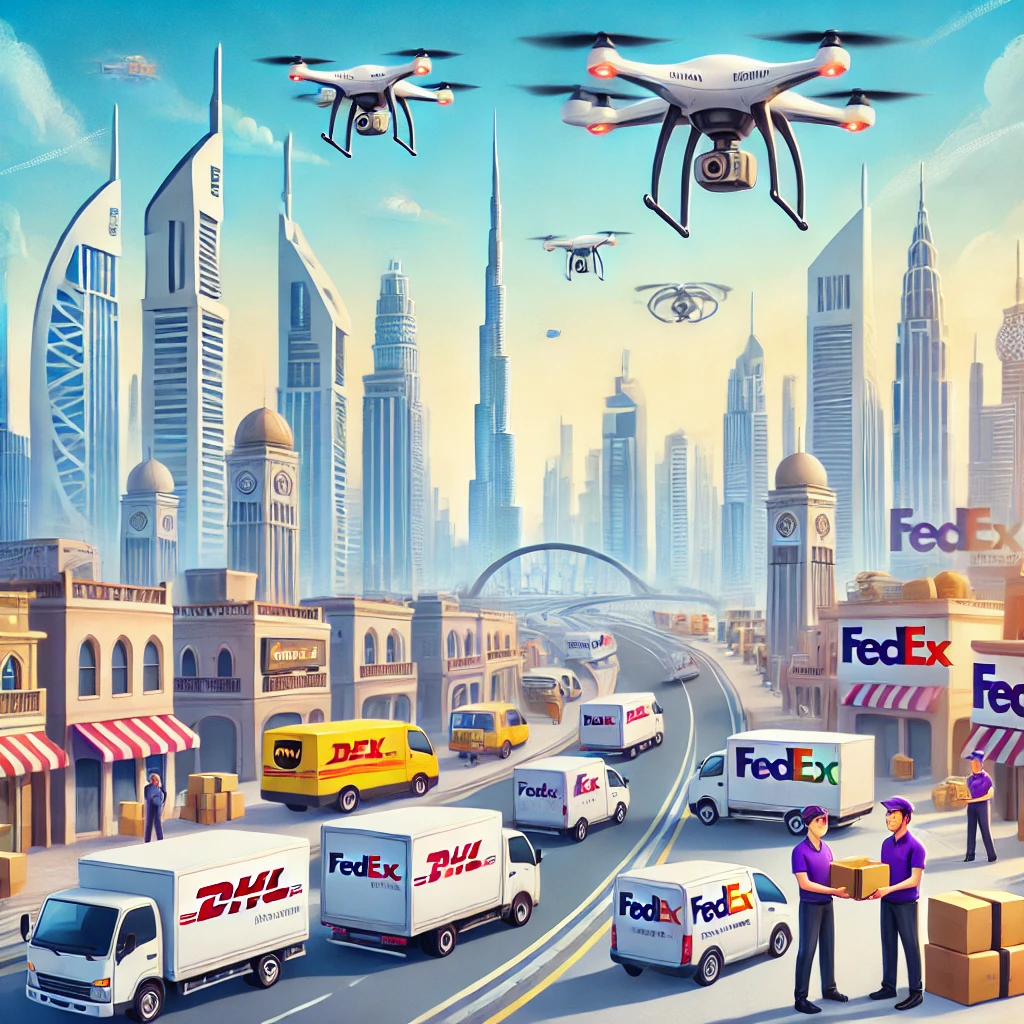 خدمات التوصيل في الإمارات