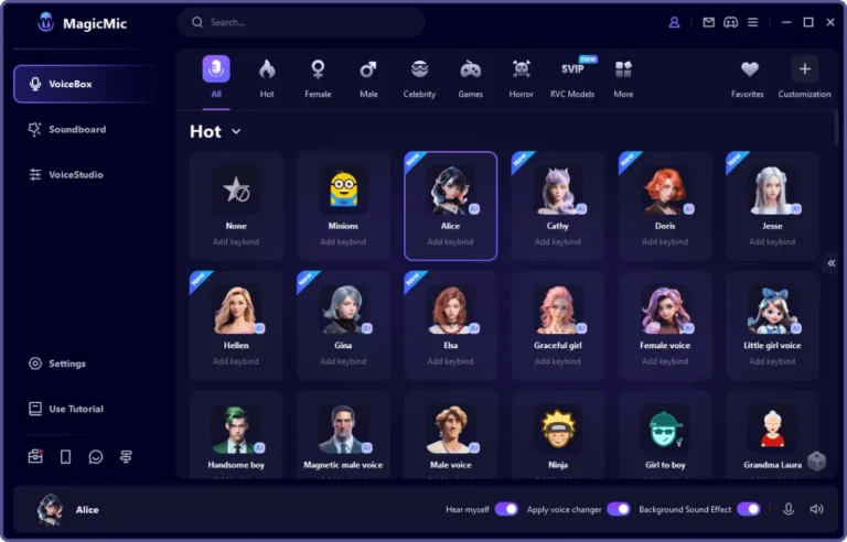 برنامج تغيير الصوت iMyFone MagicMic